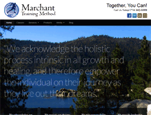 Tablet Screenshot of marchantmethod.com